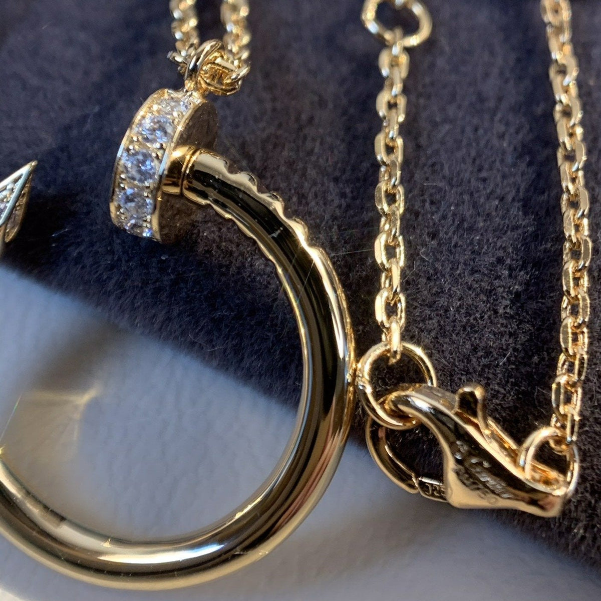 [⭐Aura]JUSTE NECKLACE PINK GOLD