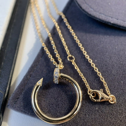 [⭐Aura]JUSTE NECKLACE PINK GOLD