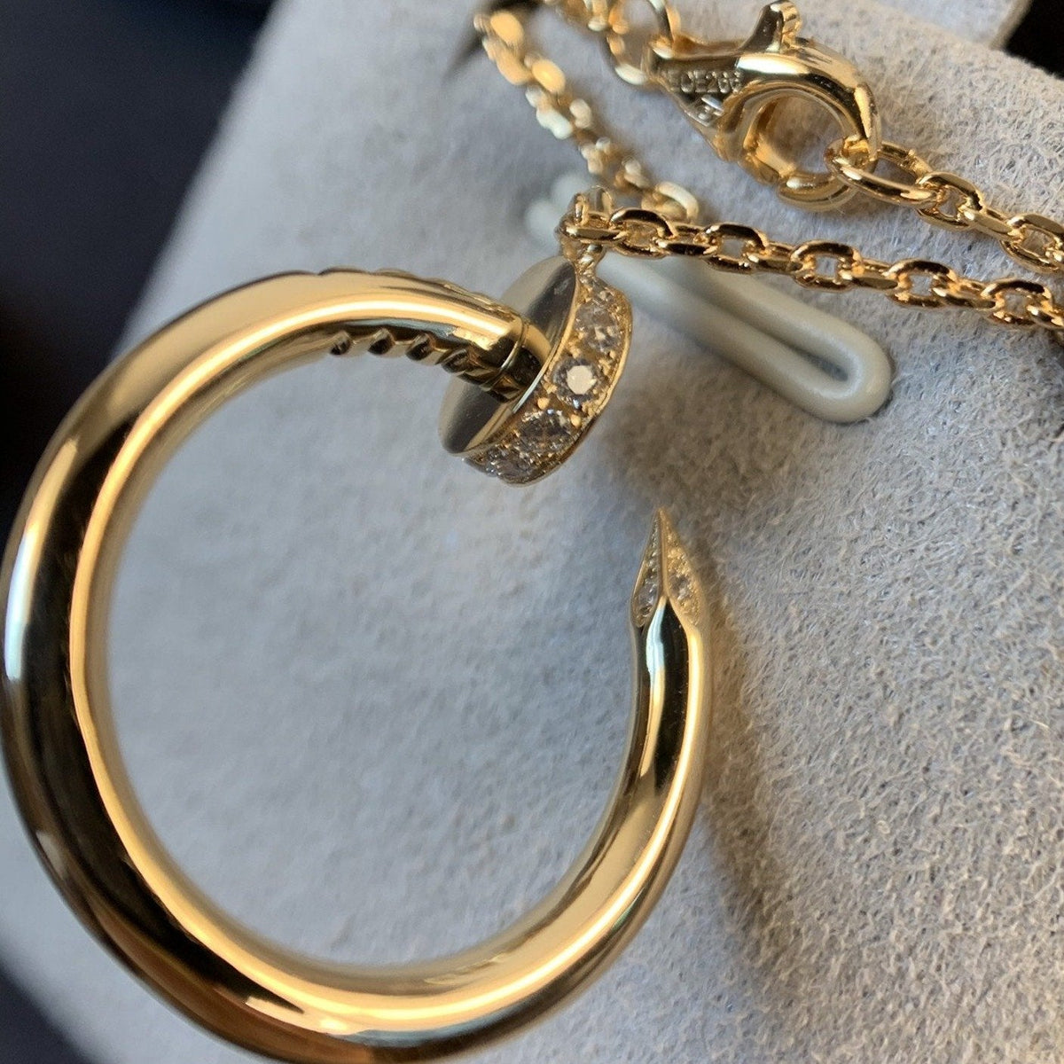 [⭐Aura]JUSTE NECKLACE PINK GOLD