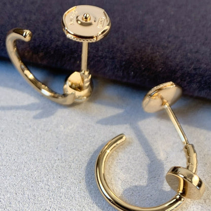 [⭐Aura]JUSTE EARRINGS PINK GOLD