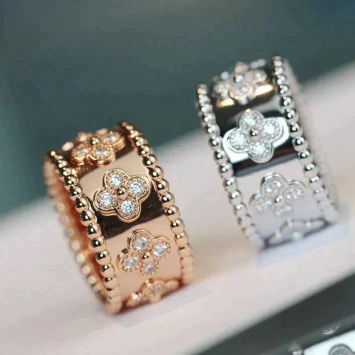 [⭐Aura]CLOVER KALEIDOSCOPE RING 10MM