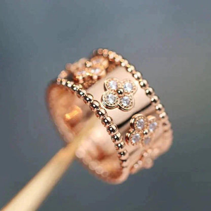 [⭐Aura]CLOVER KALEIDOSCOPE RING 10MM