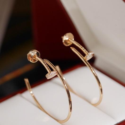 [⭐Aura]JUSTE EARRINGS DIAMONDS 1.8MM
