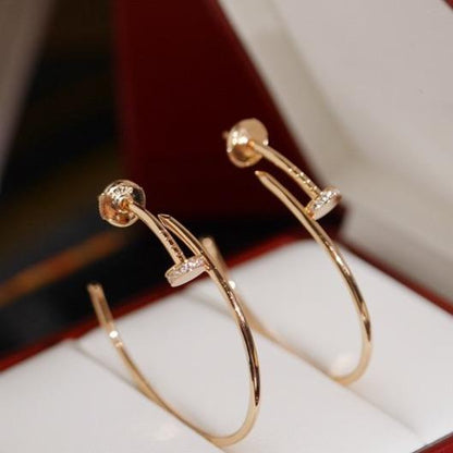[⭐Aura]JUSTE EARRINGS DIAMONDS 1.8MM
