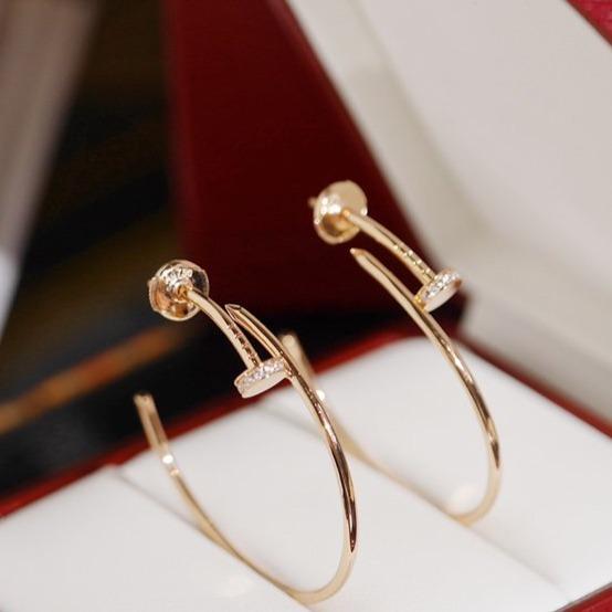 [⭐Aura]JUSTE EARRINGS DIAMONDS 1.8MM