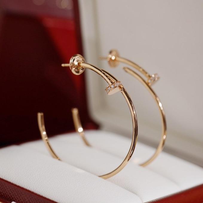 [⭐Aura]JUSTE EARRINGS DIAMONDS 1.8MM