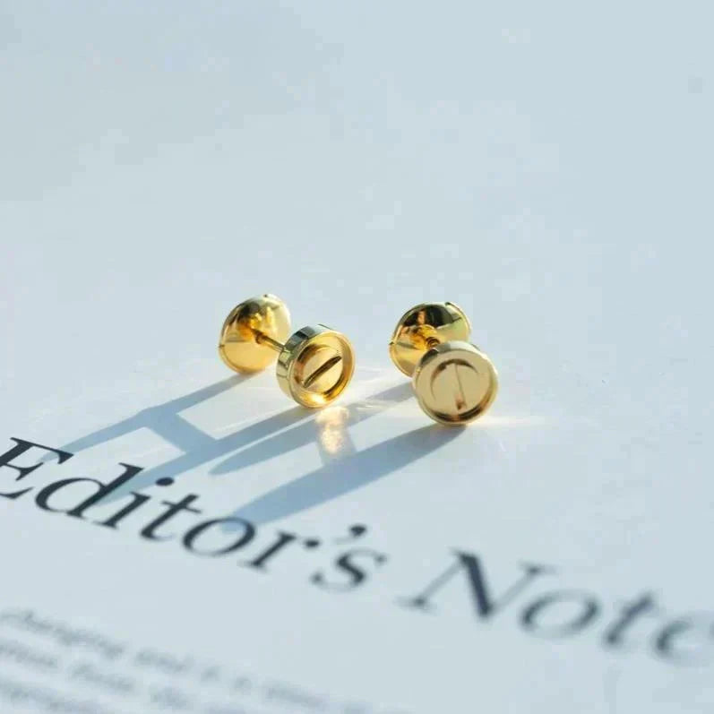 [⭐Aura]LOVE EARRINGS GOLD 10MM