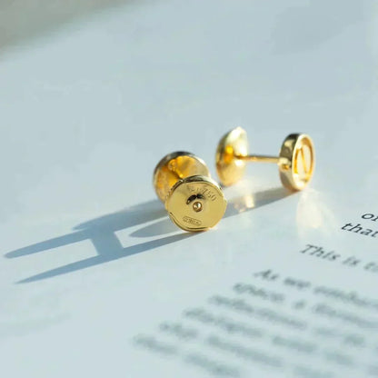 [⭐Aura]LOVE EARRINGS GOLD 10MM