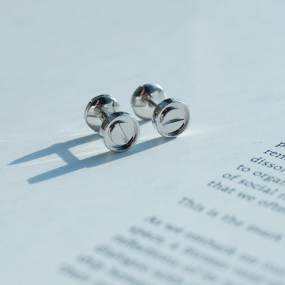 [⭐Aura]LOVE EARRINGS SILVER 10MM