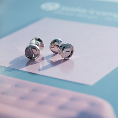 [⭐Aura]LOVE EARRINGS SILVER 10MM
