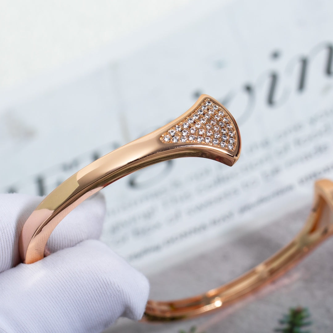 [⭐Aura]DREAM BRACELET OPEN PINK GOLD MOP DIAMOND