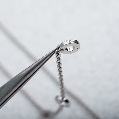 [⭐Aura]PARENTESI NECKLACE SILVER