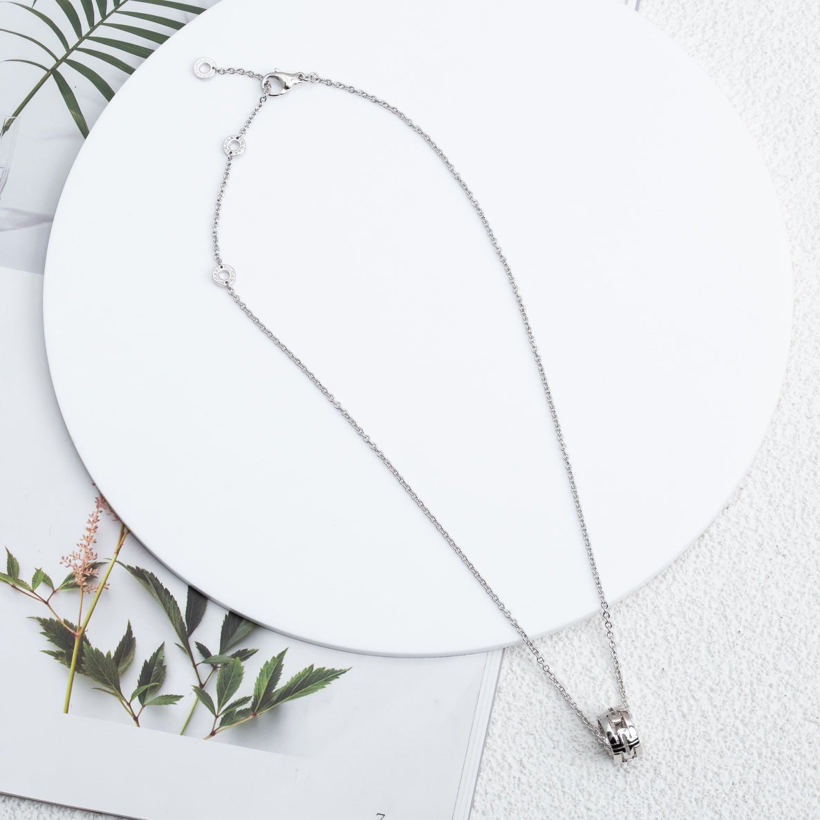 [⭐Aura]PARENTESI NECKLACE SILVER