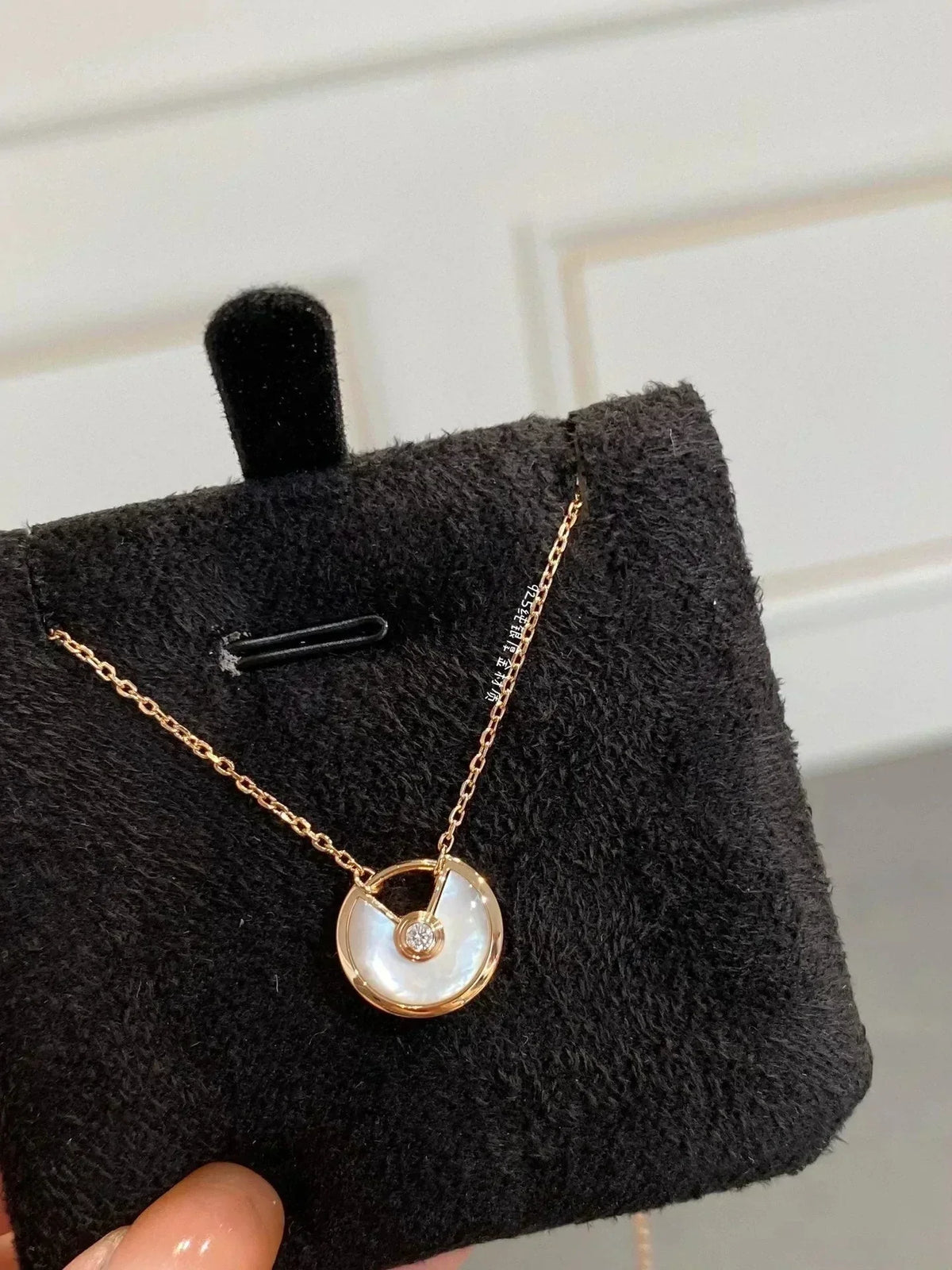 [⭐Aura]AMULETTE ROSE GOLD MOP NECKLACE