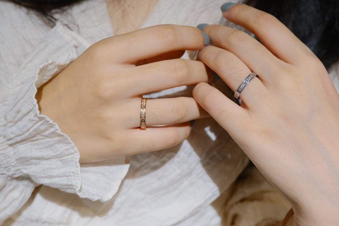 [⭐Aura]LOVE RING 2.65MM DIAMOND