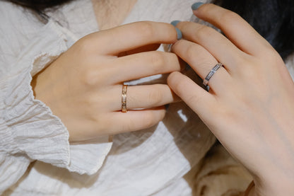[⭐Aura]LOVE RING 2.65MM DIAMOND