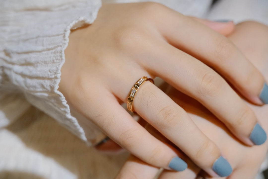 [⭐Aura]LOVE RING 2.65MM DIAMOND