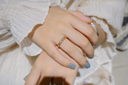 [⭐Aura]LOVE RING 2.65MM DIAMOND