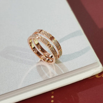 [⭐Aura]LOVE RING 2.65MM DIAMOND