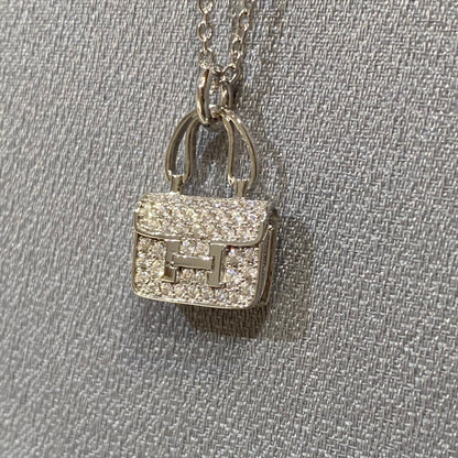 [⭐Aura]CONSTANCE PEDANT DIAMOND NECKLACE