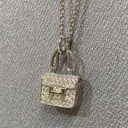 [⭐Aura]CONSTANCE PEDANT DIAMOND NECKLACE