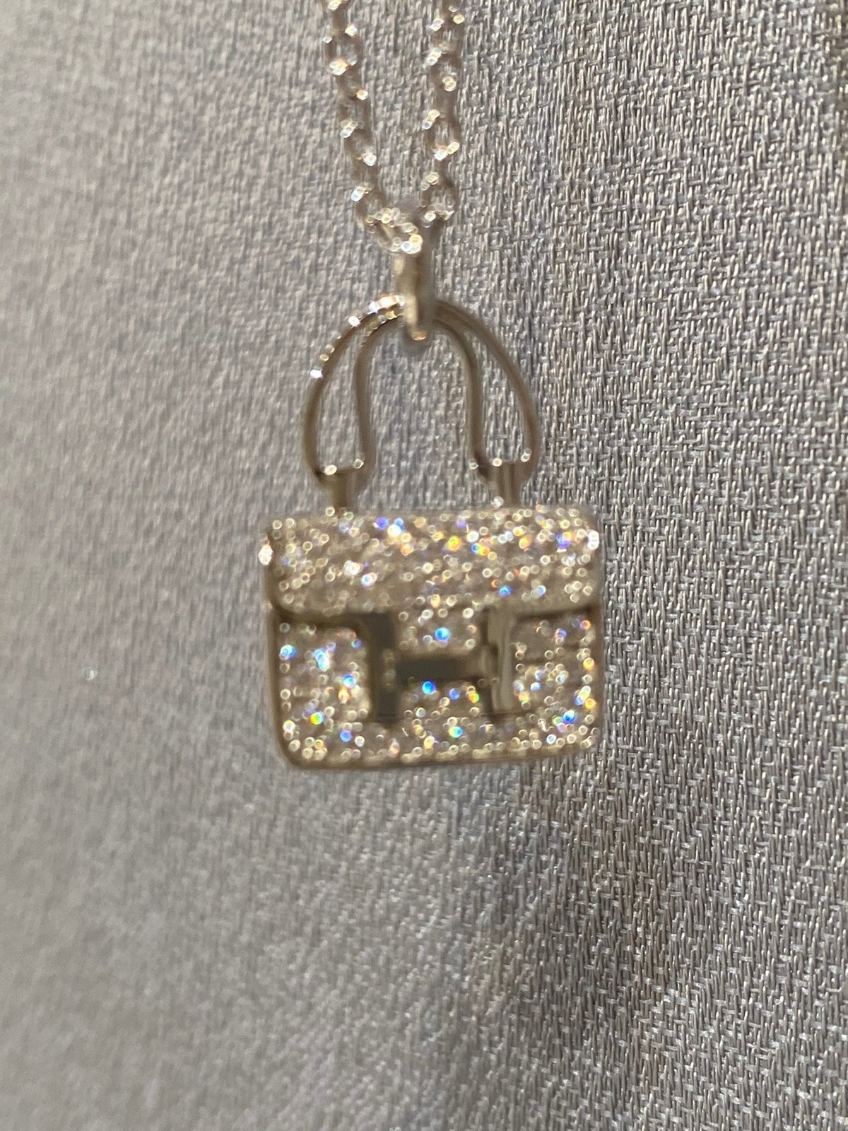 [⭐Aura]CONSTANCE PEDANT DIAMOND NECKLACE
