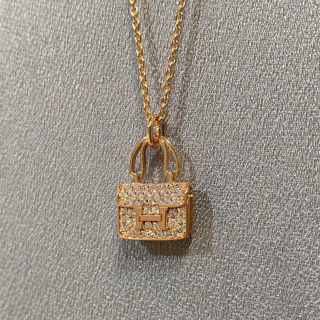 [⭐Aura]CONSTANCE PEDANT DIAMOND NECKLACE