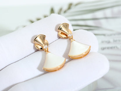 [⭐Aura]DREAM MOP PINK GOLD EARRINGS