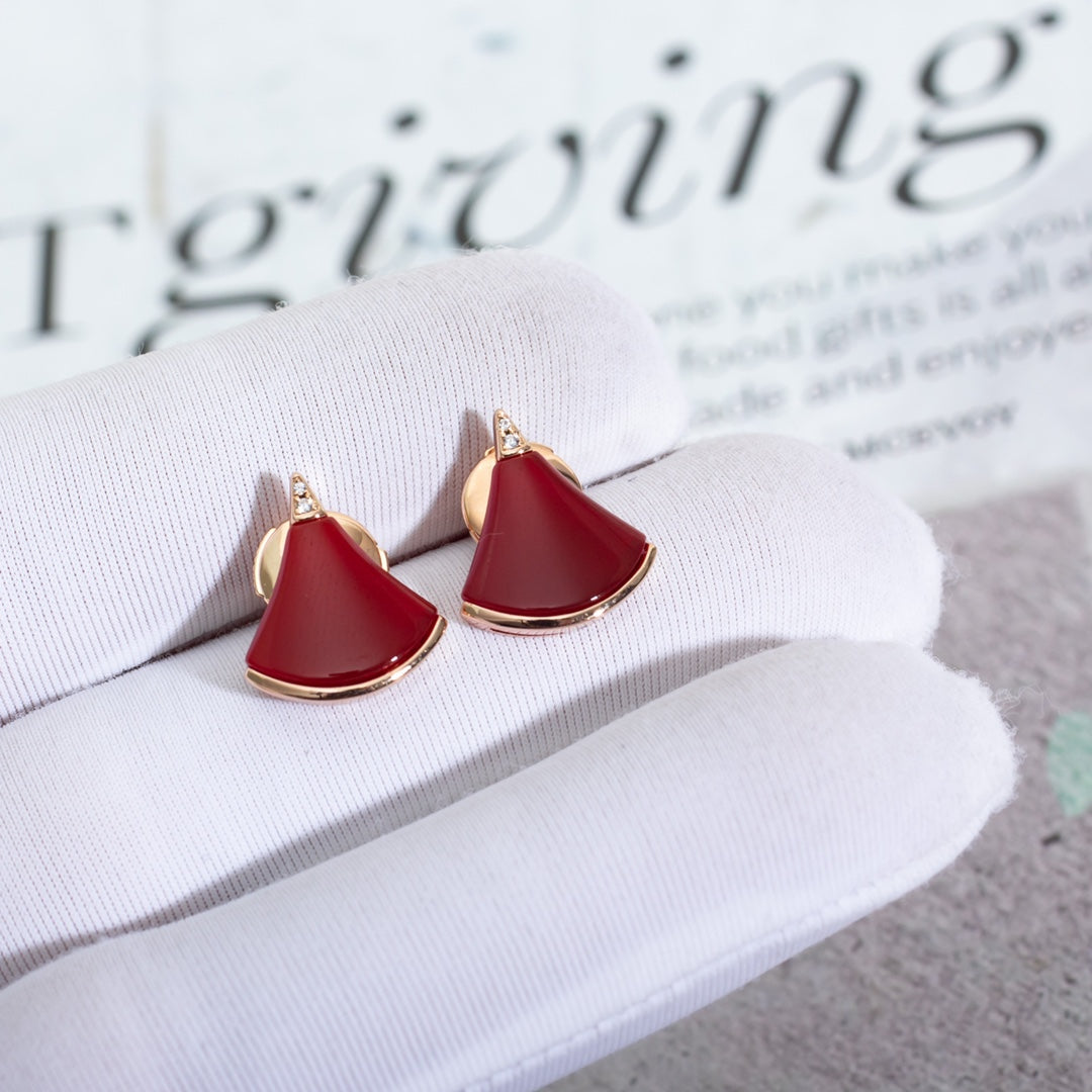 [⭐Aura]DIVAS DREAM EARRINGS PINK GOLD