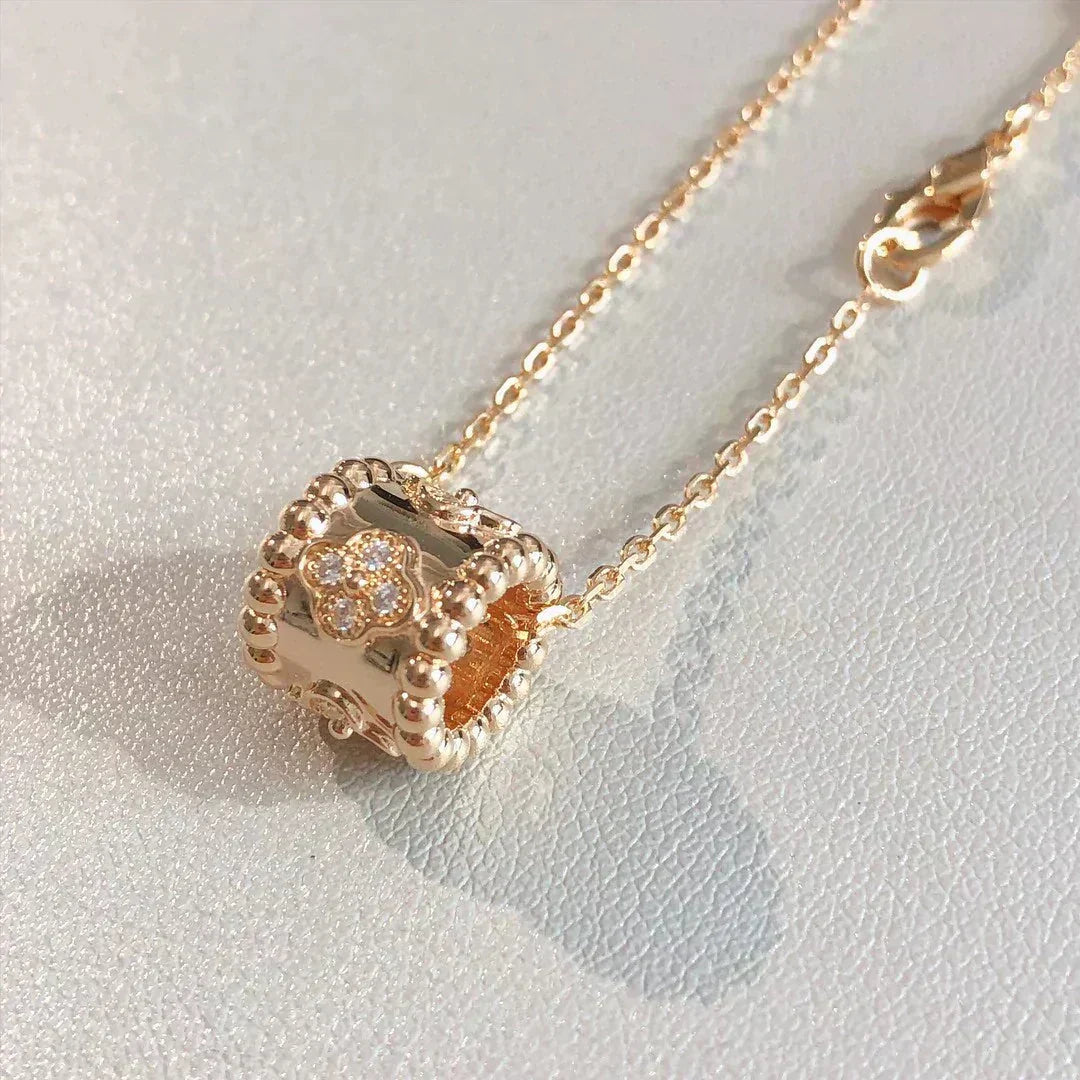 [⭐Aura]PERLEE PEDANT NECKLACE GOLD / ROSE GOLD