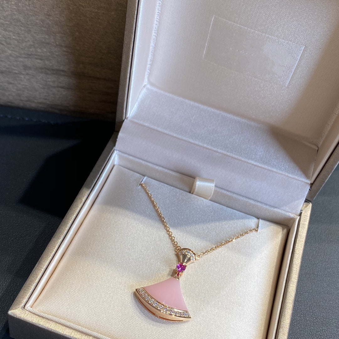 [⭐Aura]DREAM NECKLACE PINK OPAL