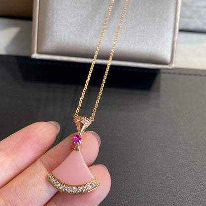 [⭐Aura]DREAM NECKLACE PINK OPAL