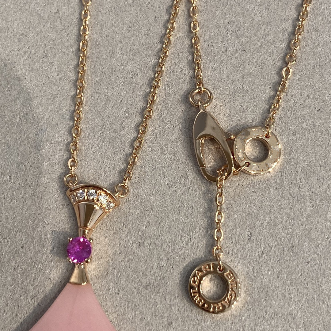 [⭐Aura]DREAM NECKLACE PINK OPAL