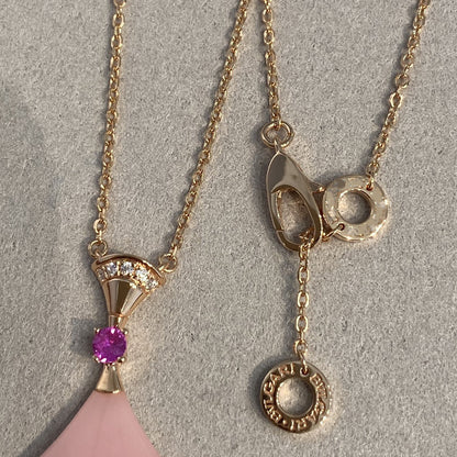 [⭐Aura]DREAM NECKLACE PINK OPAL