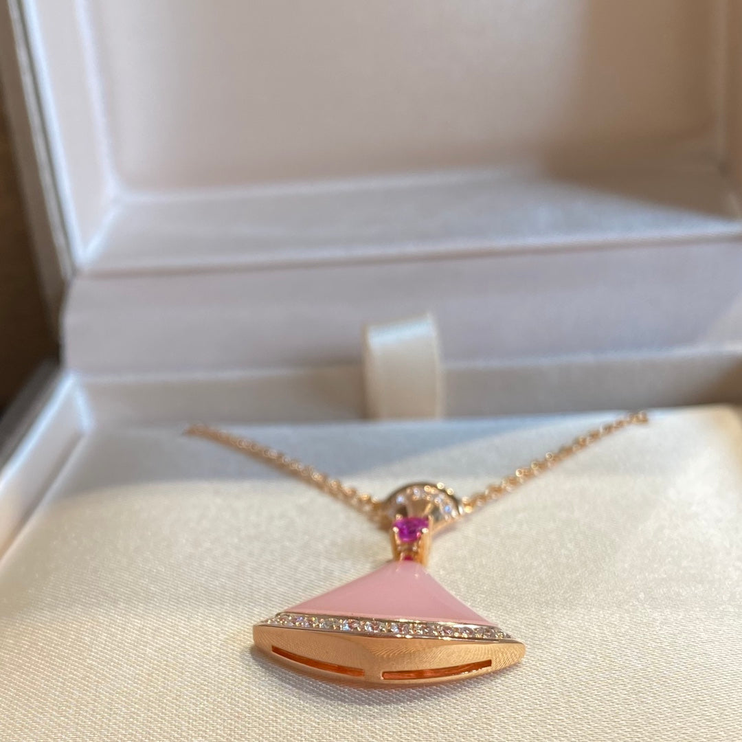 [⭐Aura]DREAM NECKLACE PINK OPAL