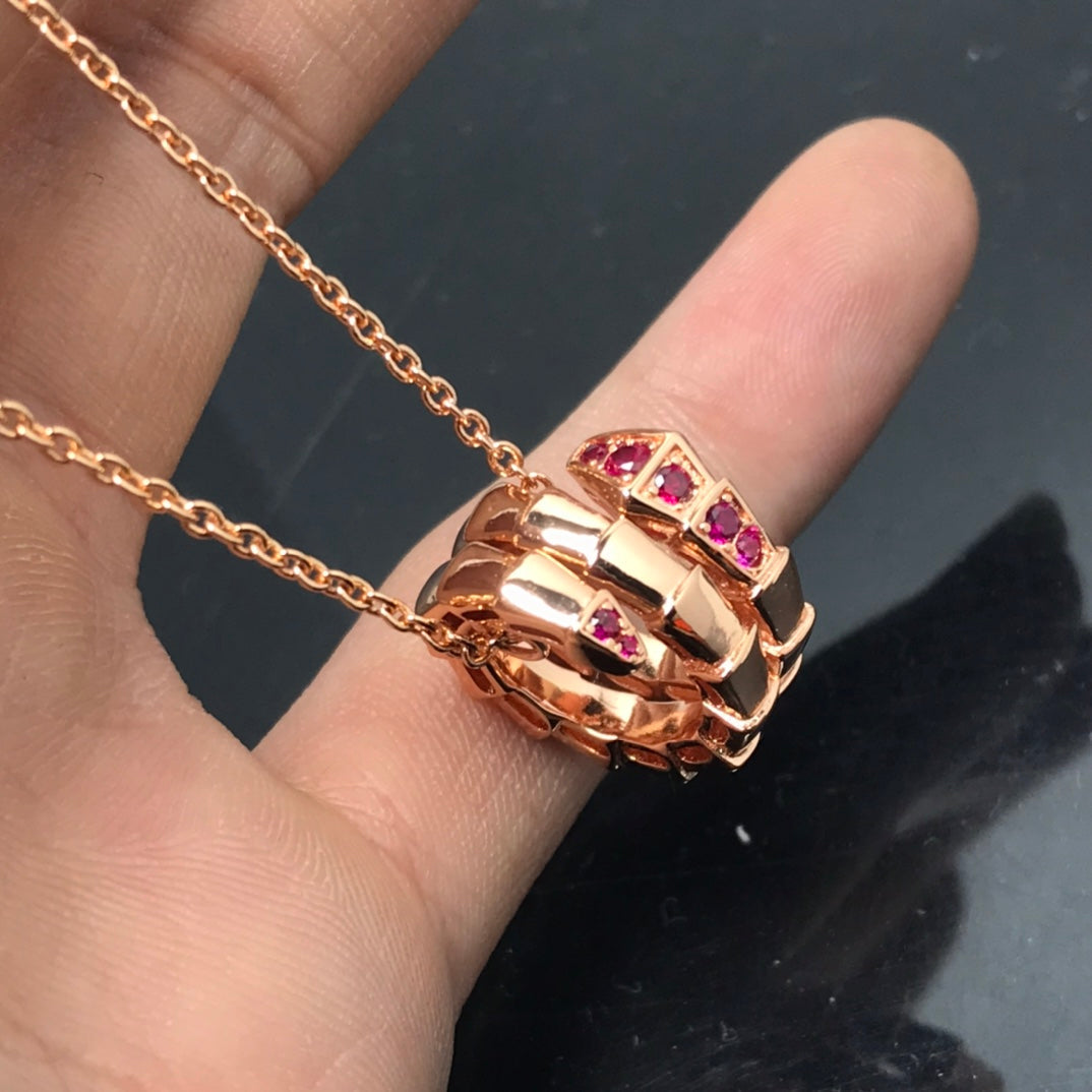 [⭐Aura]SERPENTI PEDANT NECKLACE