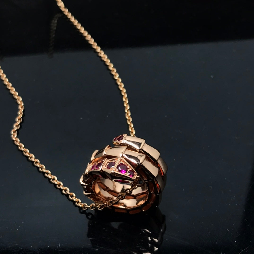 [⭐Aura]SERPENTI PEDANT NECKLACE