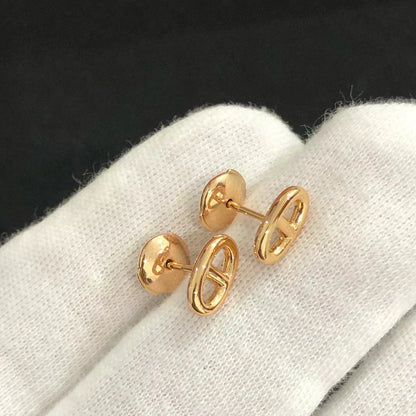 [⭐Aura]CHAINE SMALL EARRINGS GOLD AND SILVER