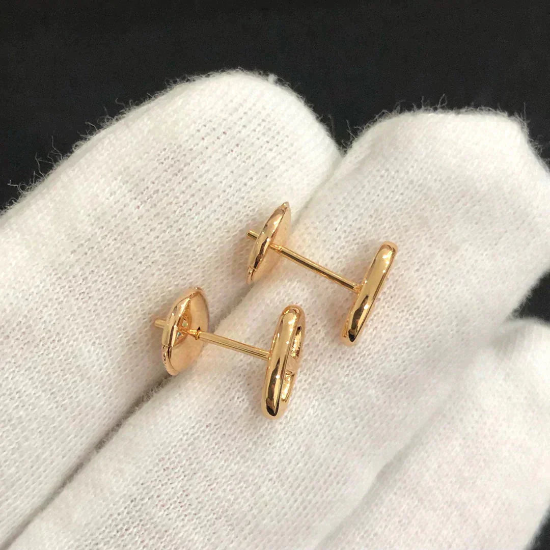 [⭐Aura]CHAINE SMALL EARRINGS GOLD AND SILVER