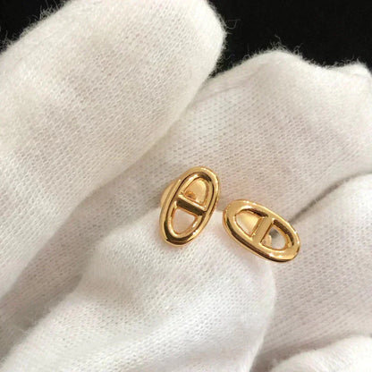 [⭐Aura]CHAINE SMALL EARRINGS GOLD AND SILVER