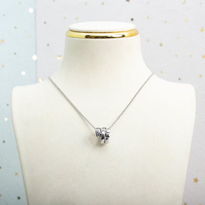 [⭐Aura]SERPENTI SILVER NECKLACE DIAMOND