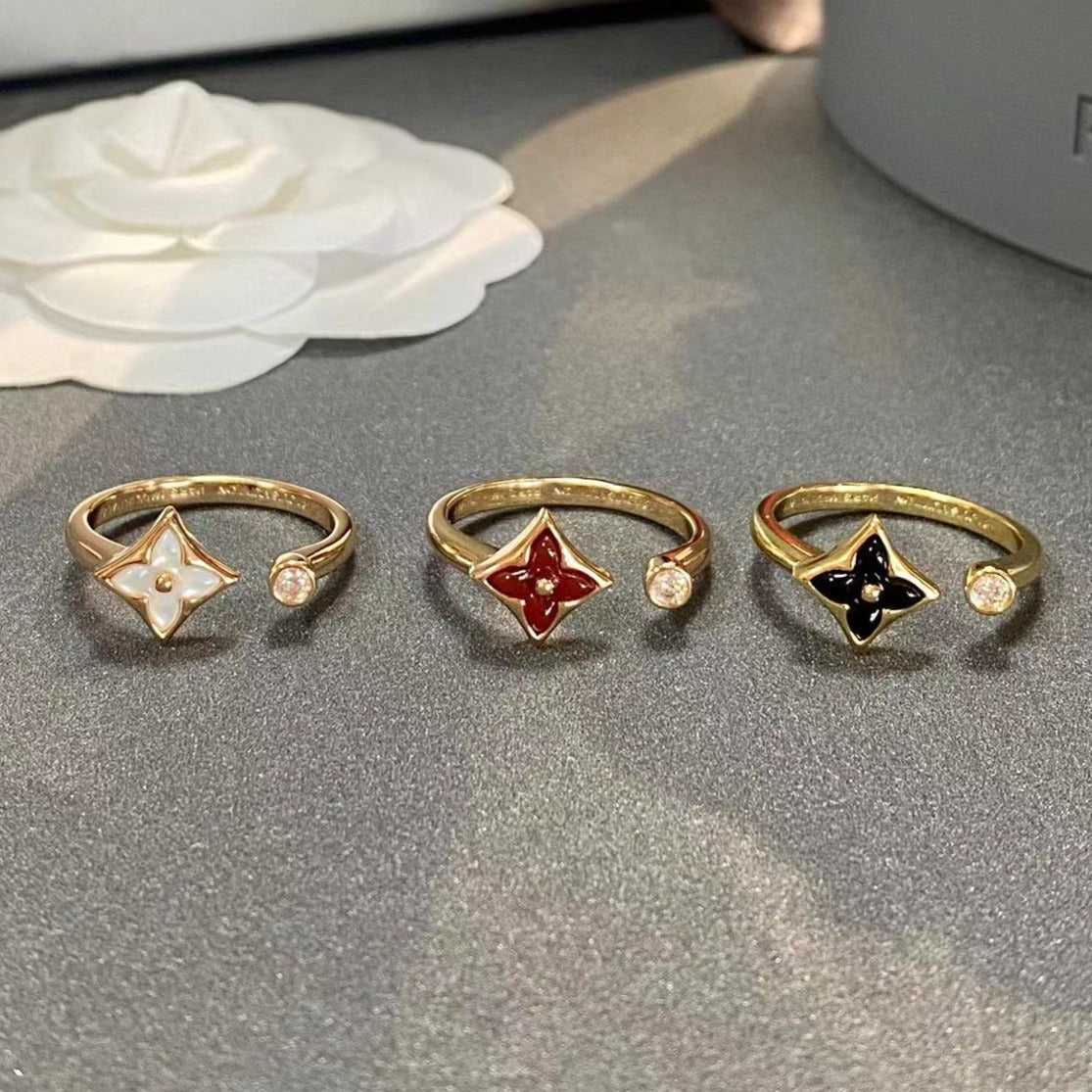[⭐Aura]STAR 1 DIAMOND OPEN RING
