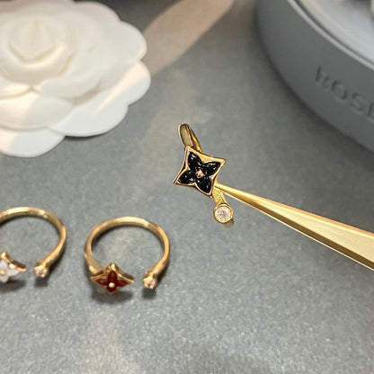 [⭐Aura]STAR 1 DIAMOND OPEN RING