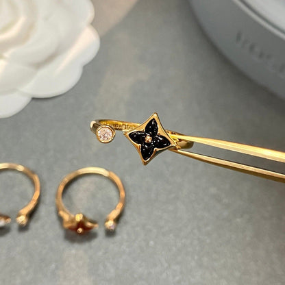 [⭐Aura]STAR 1 DIAMOND OPEN RING