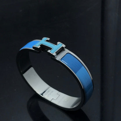 [⭐Aura]H BRACELET BLUE RAINBOW CERAMIC