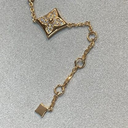 [⭐Aura]STAR AND SUN 4 MOTIFS GOLD DIAMONDS BRACELET
