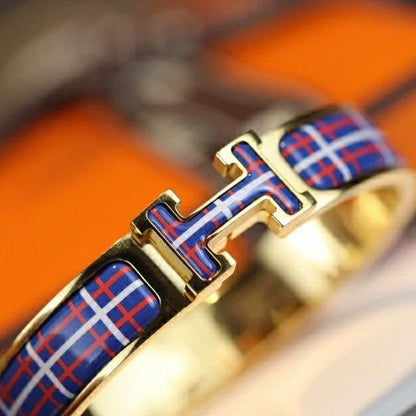 [⭐Aura]H TARTAN BRACELET 12MM