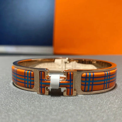 [⭐Aura]H TARTAN BRACELET 12MM