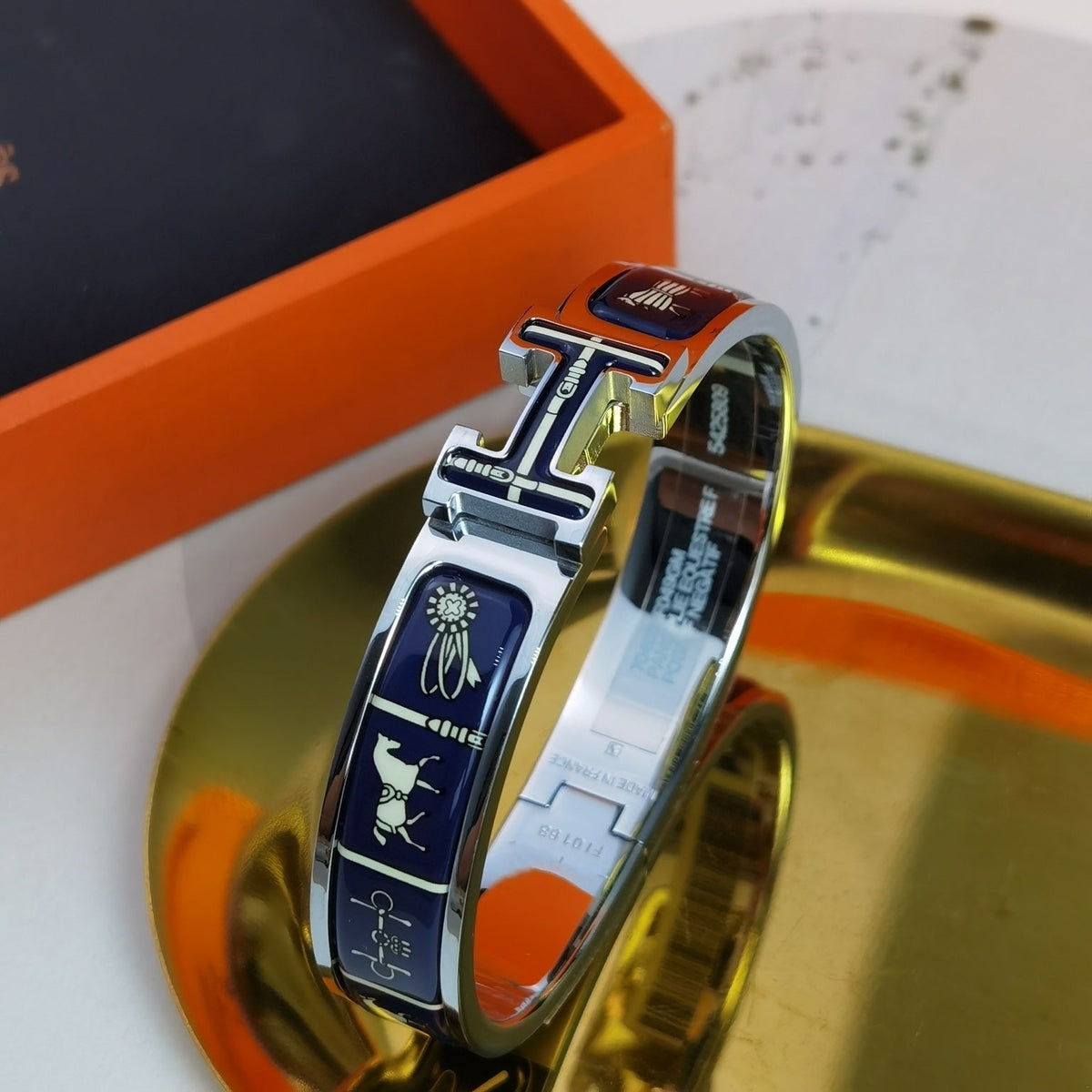 [⭐Aura]H COUVERTURES DARK BLUE BRACELET