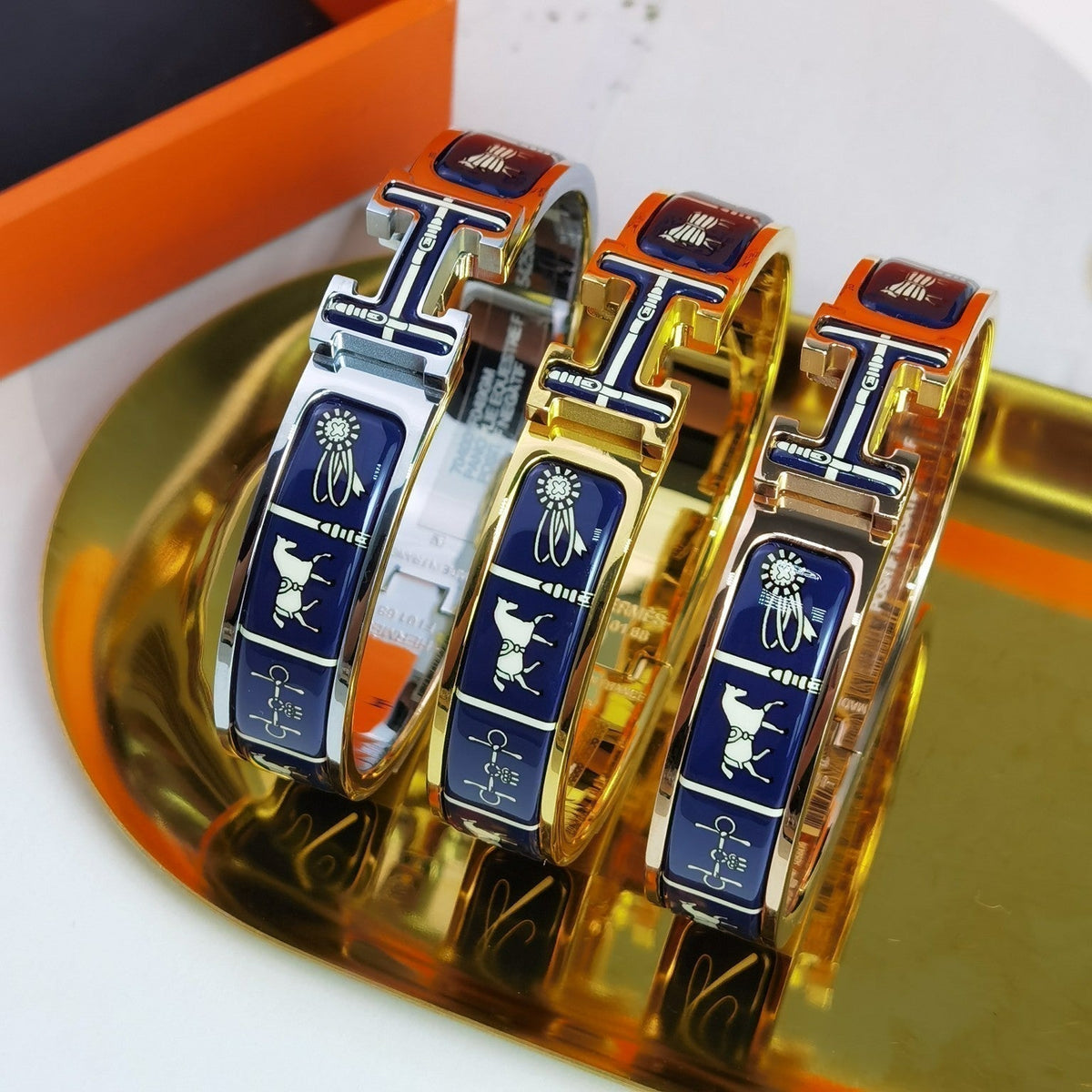 [⭐Aura]H COUVERTURES DARK BLUE BRACELET